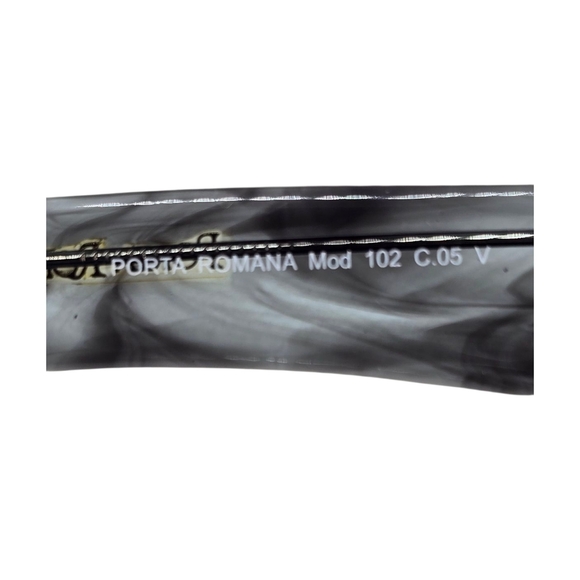 Black and Gold Eyewear Frame - Picture 7 of 7